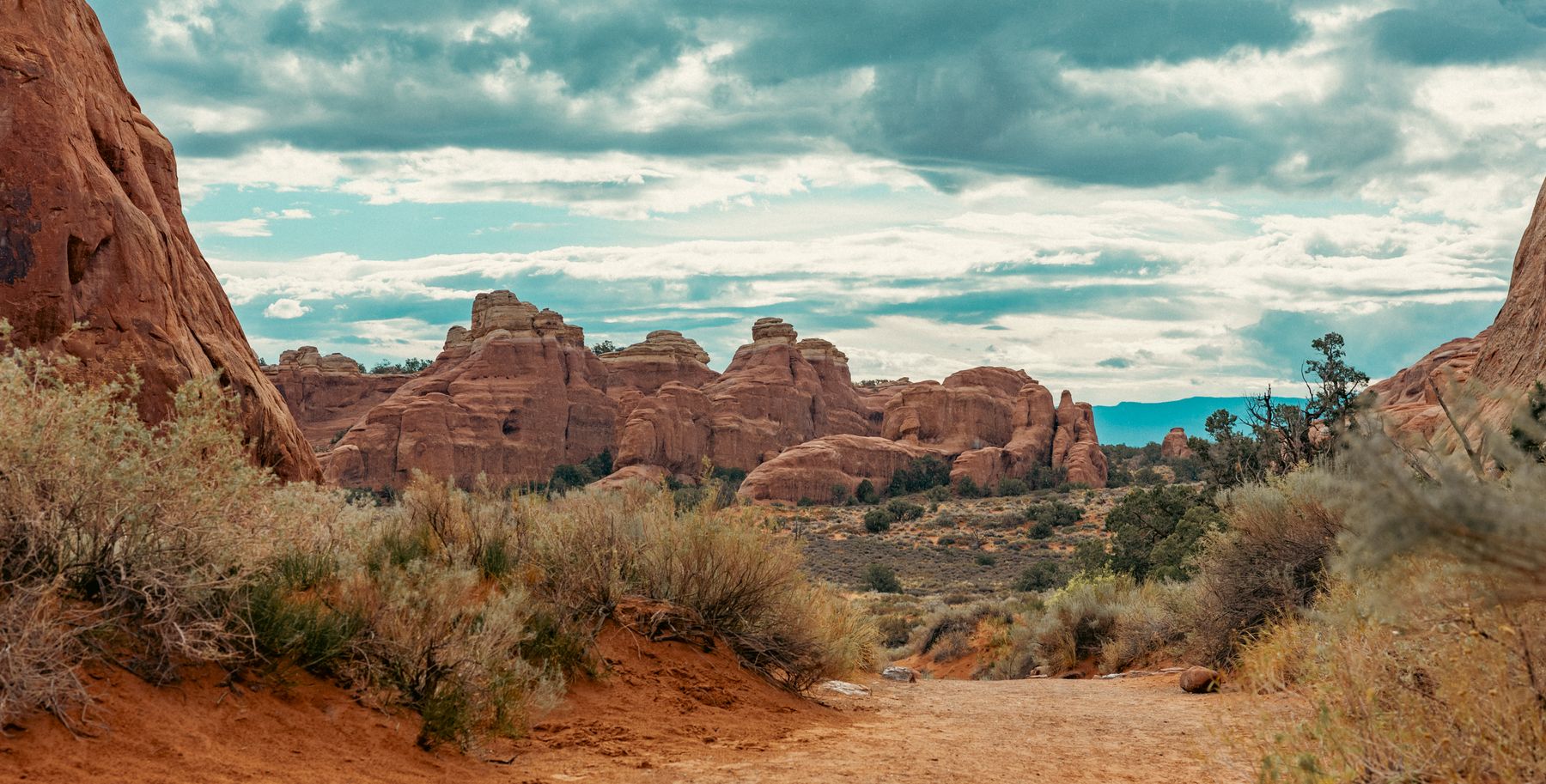 View From Devils Garden Hiking Trail